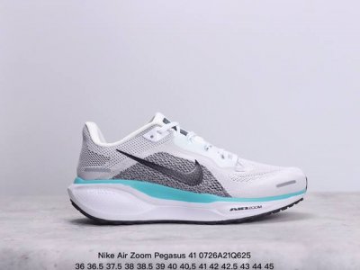 真标耐克nike Air Zoom Pegasus 41 超级飞马涡轮增压马拉松休闲运动慢跑鞋 货号:Fd2723-100 尺码:36 36.5 37.5 38
