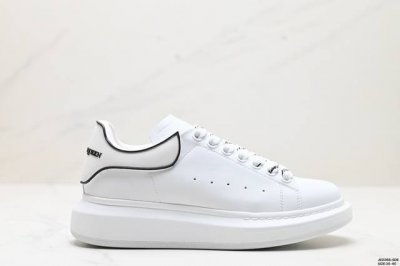 公司级意大利高奢品牌alexander Mcqueen亚历山大 麦昆 Sole Leather Sneakers低帮时装厚底休闲运动小白鞋 货号:462214