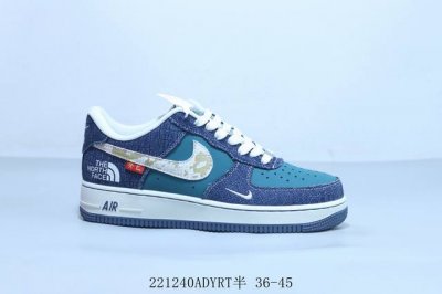 Nike Air Force 1 Af1耐克 空军一号休闲板鞋 北面联名 221 Adyrt半 36-45