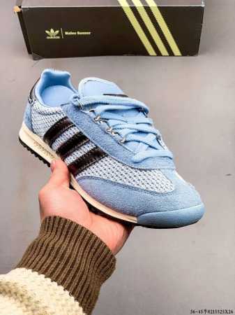 Wales Bonner Xadidas Originals Sl 76新款透气百搭休闲鞋！ 这款鞋不仅是对1972年慕尼黑奥运会上经典跑鞋Sl72的致敬，更是 - 点击图像关闭
