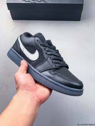 二层真标 耐克Nike Air Jordan Low 1 乔1低帮经典休闲鞋 0517Qd22