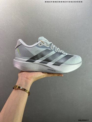 公司级Adidas Adizero Evo Sl M舒适百搭防滑耐磨 低帮 休闲跑步鞋 货号:Jp9290 尺码:36 36.5 37 38 38.5 39 4