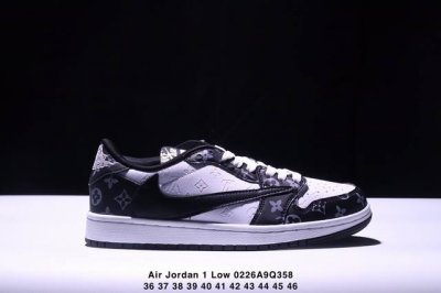 Travis Scott X Air Jordan 1 Low Og Black Phantom 低帮 倒钩4.0 Aj1 乔丹1代 Aj1 乔1 低邦 倒勾乔