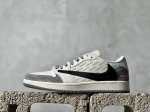 放店私 Travis Scott x Fragment Design x Air Jordan 1 Low OG SP AJ1 乔1 Supreme联名-黑白灰