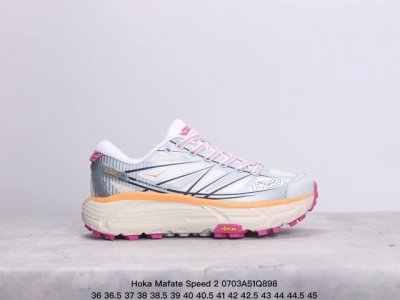 Hoka Mafate Speed 2 超轻厚底轻量山地跑步鞋 原装轻量化材料fresh Foam 超轻量中底全部用料过3C认证 滚动平衡科技减少33%能量消耗