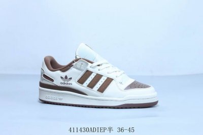 阿迪达斯Adidas三叶草 Originals Forum 85 Low 84罗马系列低帮复古系带百搭休闲运动板鞋 货号 Ig3901 411430Adiep半
