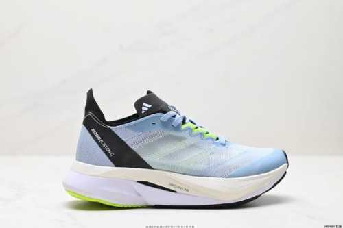 公司级阿迪达斯adidas adizero BOSTON 12 M夏季透气网眼竞速跑鞋Boost 缓震底 后跟加厚 呵护脚后跟 立体保护软绵鞋口 轻松穿脱不磨脚