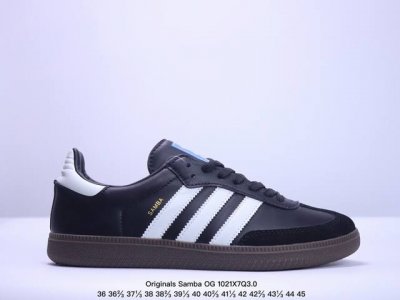 真标阿迪达斯三叶草Adidas Originals Samba OG 桑巴舞系列绅士德训足球风百搭低帮休闲运动板鞋 尺码:36 36.5 37 38 38.5