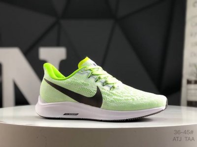 真标带半码 耐克 Nk Air Zoom Pegasus 登月36代 网面透气跑步鞋 兼顾迅疾外观和稳固脚感 后跟覆面和中足动态支撑巧妙融合 缔造稳定顺畅的迈步