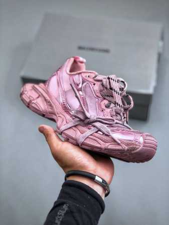 Xa版 法国高端奢侈品牌-巴黎世家balenciaga 3Xl Sneakers 3+系列低帮复古阔型底姥爹风潮流百搭休闲慢跑鞋男女鞋配件防尘袋及附送鞋带,升级 - 点击图像关闭