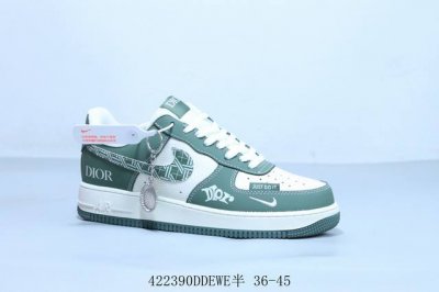 nike Air Force 1 Af1耐克 空军一号休闲板鞋 迪奥 货号 Kk1988-081 422 Ddewe半 36-45