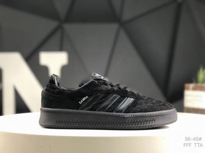 真标带半码阿迪达斯三叶草Adidas Originals Sambae W桑巴舞系列绅士德训足球风百搭低帮休闲运动板鞋 货号:Ie1679 尺码:36 36.5