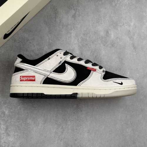 本地 核心私 Nk Sb Dunk Low Supreme联名 周年高端定制 低帮休闲板鞋 #定制鞋盒 大厂纯原品质出货 超高清洁度 皮料切割干净无任何毛边 细