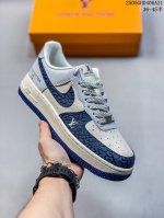 海外限量发售 公司级Nike Air Force 1 '07 Low Lv联名 蓝石纹 空军一号 低帮 运动鞋 休闲鞋 折边针车 工艺难度大 原楦头原纸板 原装