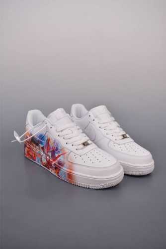 260 Nike Air Force 1 Low 哪吒 原楦头原纸板 打造纯正空军版型 专注外贸渠道 全掌内置蜂窝气垫 原盒配件 原厂中底钢印、拉帮完美 官方