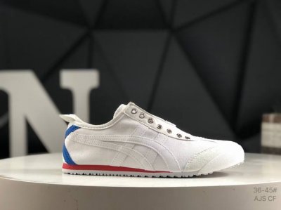 真标带半码日产经典老牌-鬼塚虎 Onitsuka Tiger Mexico 66经典墨西哥系列复古经典百搭休闲皮革慢跑鞋 货号：1183A360 109 尺码: