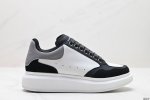 公司级意大利高奢品牌alexander Mcqueen亚历山大 麦昆 Sole Leather Sneakers低帮时装厚底休闲运动小白鞋 货号:462214