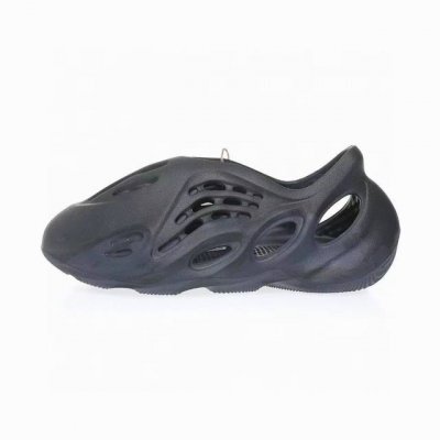 Adidas Yeezy Foam Runner Slide Stone Saget 椰子童鞋户外风格包头运动沙滩凉拖防滑洞洞跑步凉鞋矿物午夜蓝Gx8506 尺