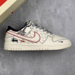 本地290 核心私 nk Sb Dunk Low 斯图西联名-黑红兔八哥 周年高端定制 低帮休闲板鞋 #定制鞋盒 大厂纯原品质出货 超高清洁度 皮料切割干净无任