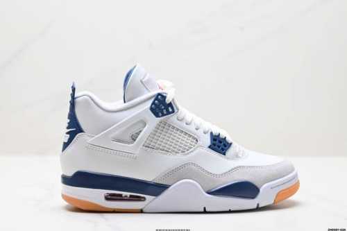 430 公司级Nike Air Jordan 4 Retro 耐克迈克尔·乔丹Aj4代中帮复古休闲运动文化篮球鞋 原厂材料Tpu超Q弹网格材质 缜密拉帮及中底钢