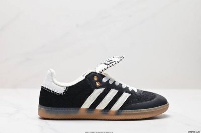 真标adidas Originals Wb Pony Tonal Samba Og 桑巴舞系列绅士德训足球风百搭低帮休闲运动板鞋 货号:Ie0580 尺码:36