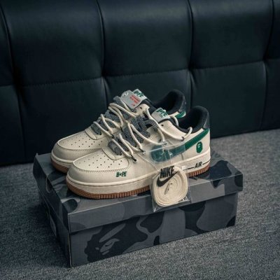 核心私 air Force 1 原装级别 原楦头原纸板 打造纯正空军版型专注外贸渠道 全掌内置蜂窝气垫 原盒配件 原厂中底钢印 拉帮完美 货号 Sj1198 1