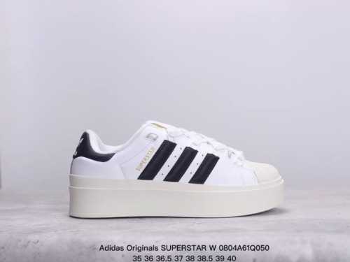 公司级adidas Originals Superstar W 纯原版本 渠道正品订单 诠释市场最高工艺水平 贝壳头经典小白板鞋 专柜上架同步配色 全鞋进口头层