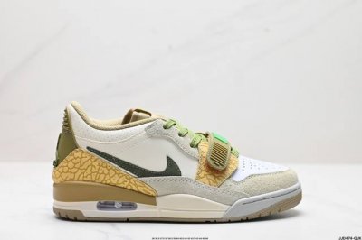 公司级三合一最强合体，多种新配色回归耐克nike Air Jordan Legacy 312 Low”White Grey Fog Blue Red“乔丹最强三