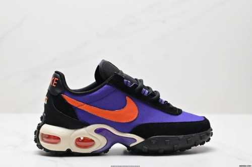 公司级Nike Air Max Waffle Racer Sp Triple Black 舒适防滑耐磨 低帮 生活休闲鞋 货号:Fv6946-301 尺码:36