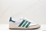 真标阿迪达斯 Adidas Originals Jeans 复古低帮时尚板鞋 看它第一眼 你觉得它像不像 当下热门鞋款 “Samba” 它其实是诞生于 1979