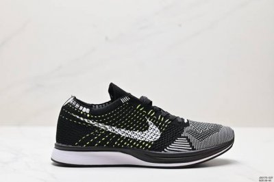 公司级nike Flyknit Racer 网布织物舒适减震支撑 低帮 休闲跑步鞋 货号:526628-037 尺码:39-45 Id:Jdd -Gzf