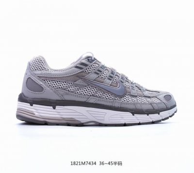 Nk P-6000 Prm 复古休闲运动老爹鞋 层次鲜明线条设计 摆脱厚重外形 超轻鞋身 细节随意对比 货号：Fn6837 尺码：35.5 36 36.5 37