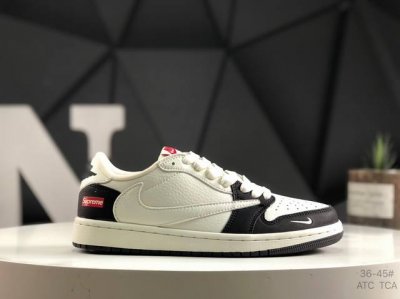 耐克Travis Scott X Fragment Design X Air Jordan 1 Low Og Sp Aj1 乔1 联名 低帮文化休闲板鞋 货号：