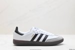 真标阿迪达斯三叶草adidas Originals Samba Og桑巴舞系列绅士德训足球风百搭低帮休闲运动板鞋 货号:B75804 尺码:36 36.5 37