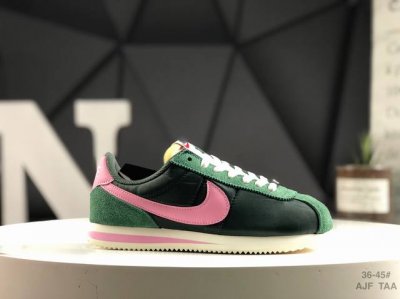 130 真标带半码耐克Nike Classic Cortez 全新配色 经典轻便舒适阿甘鞋休闲跑步鞋运动鞋，纯粹而执着的精神，使得Cortez种在了一代人的心里