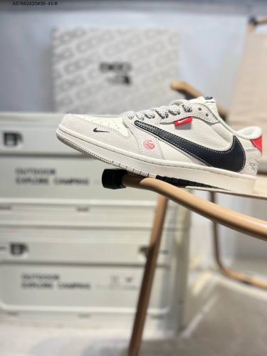 公司级头层皮北面 X 乔丹Air Jordan 1 Low Aj1低帮系列篮球鞋 官方同步配色 原装级产物 #拒绝公底 立体鞋型 细节完美 高清洁度Yx5066