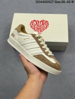 阿迪达斯三叶草Adidas Originals Samba Vegan Og桑巴舞系列绅士德训足球风百搭低帮休闲运动板鞋 皮革白黑浅灰焦糖底环保标识 Hq703