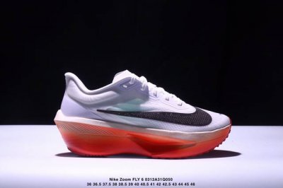 170 Nike Zoom Fly 6 马拉松 新款 耐克超弹轻盈跑步鞋 Fn8454-001 #鞋款搭载 Flyknit 材料 打造出众弹性 易于穿脱。采用R