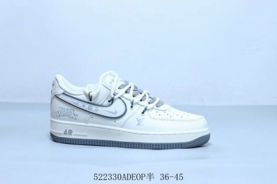 耐克 Nike Air Force 1 Af1耐克 低帮 空军一号休闲板鞋 货号 Zh2598-308 522 Adeop半 36-45