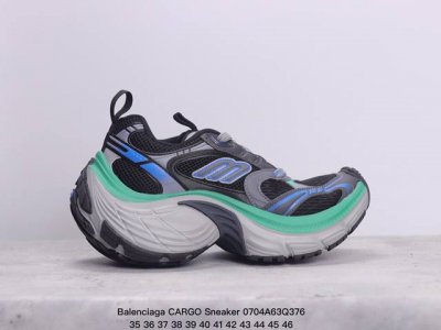 公司级balenciaga Cargo Sneaker 巴黎世家十一二代圆头系带 公司级版本 舒适百搭低帮生活休闲鞋老爹鞋 全套原纸板楦头开发 最原汁原味的灵魂