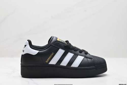 真标adidas Originals Superstar Xlg 贝壳头系列低帮厚底松糕经典百搭休闲运动板鞋 货号:If8068 尺码:36 36.5 37 3