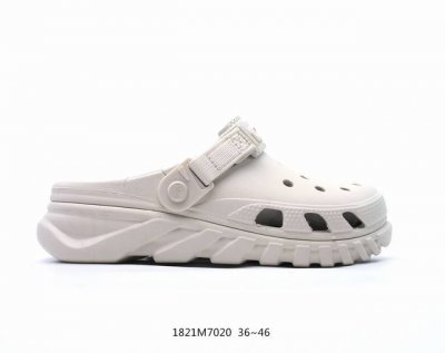 美国休闲鞋履品牌 卡骆驰联乘新晋国际知名鞋类设计师salehe Bembury X Crocs Pollex Clog Peach 夏日沙滩室内外穿搭休闲涉水洞