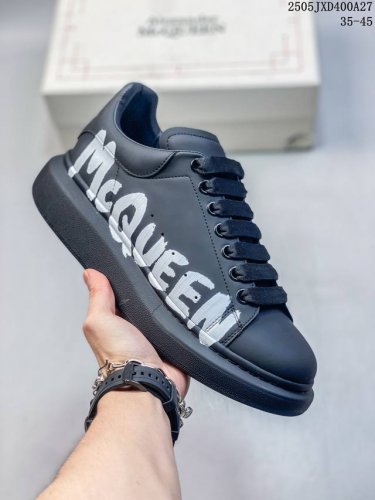 alexander Mcqueen 麦坤亚历山大麦昆 Sole Leather Sneakers 低帮时装厚底休闲运动小白鞋 尺码 36 45 编码 05Jxd