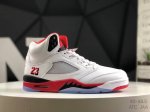 公司级带半码 耐克 Air Jordan 5 Retro Aj5 乔5 经典篮球鞋 原厂数据 最新原厂底模 原纸板楦头开发 进口头层皮料 完美鞋型匹配公司货 正
