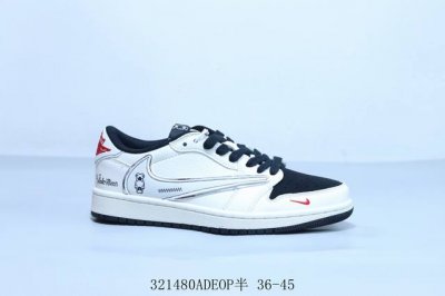 310 乔丹Air Jordan 1 Low Aj1 乔1低帮复古文化休闲运动篮球鞋 倒勾 货号 Sj9950-056 321480Adeop半 36-45