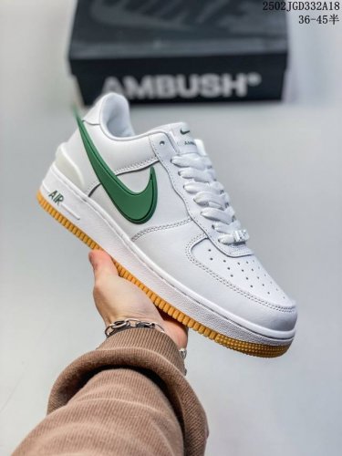 Nike Air Force 1 Low’07 空军一号低帮休闲板鞋 定制皮料 原楦原纸板 纯正空军版型 内置全掌气垫 货号：男 Cw2288-114 女 Dd