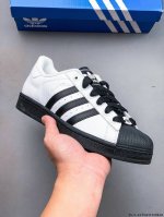 集图 公司级！阿迪达斯Adidas Superstar 贝壳头经典百搭休闲板鞋 0417347K20