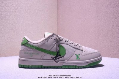 海外爆款限量发售！公司级 Nike Sb Dunk Low“Lv联名 绿野仙踪” 周年高端定制 低帮休闲板鞋 定制鞋盒 大厂纯原品质出货 超高清洁度 皮料切割干