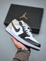 Air Jordan 1 Retro Low 白黑灰 低帮文化休闲运动板鞋 553558 153 市场唯一独家头层皮打造 原鞋原档案开发 原厂皮料 原档冲孔鞋头