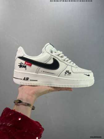 公司级 Nike Air Force 1 Low’07 空军一号低帮休闲板鞋 定制皮料 原楦原纸板 纯正空军版型 内置全掌气垫 货号：Hv6000 Size：3 - 点击图像关闭